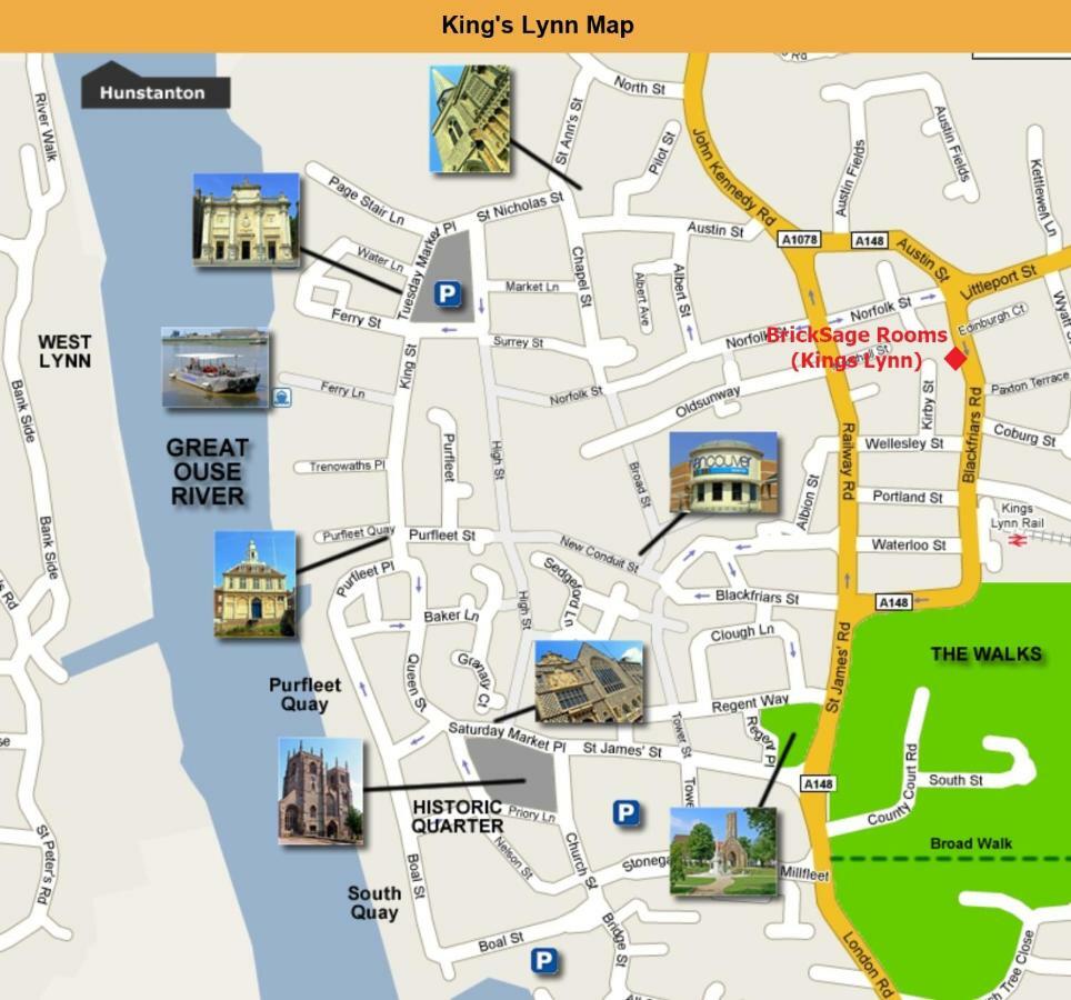 Bricksage Rooms, King'S Lynn The Walks ภายนอก รูปภาพ